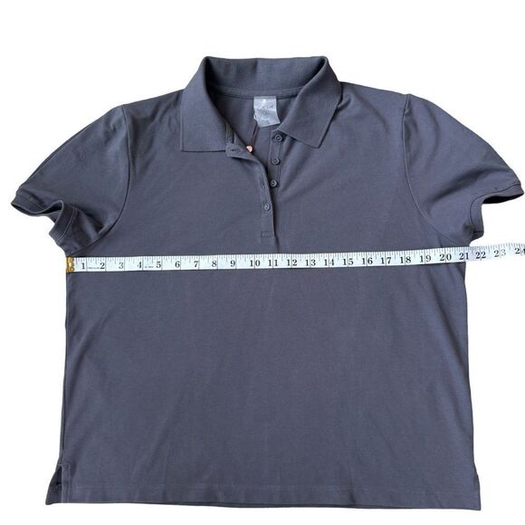 Calia Women's Golf Puff Sleeve Polo Large Carbon Gray NWT - Picture 11 of 12
